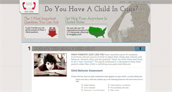 Desktop Screenshot of kidscrisis.com